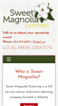 Mobile Screenshot of magnoliacateringatlanta.com