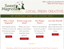 Tablet Screenshot of magnoliacateringatlanta.com